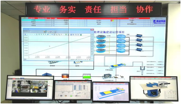 成都第五净水厂的污水处理自动化项目中控系统